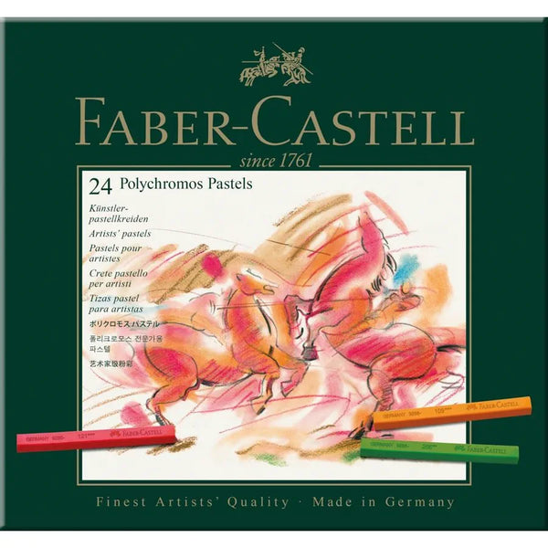 TIZA PASTEL POLYCHROMOS 24 COLORES