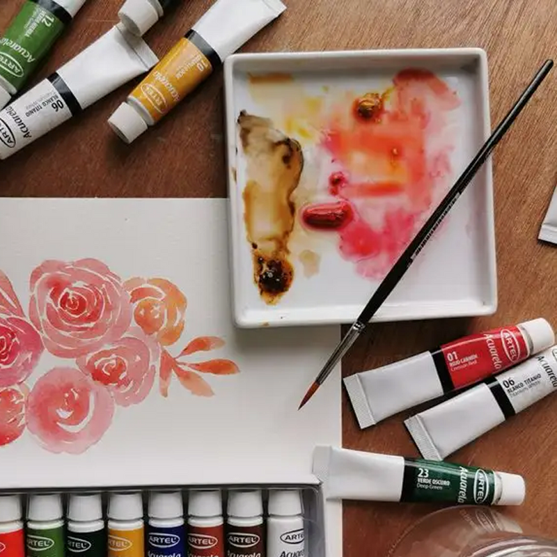 PINTURA OLEO SET 8 COLORES DE 12ML ARTEL