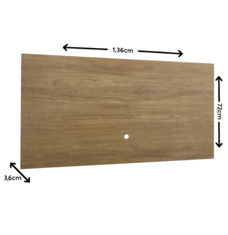 COMBO RACK TV HAMPTON + PANEL TV BAREN