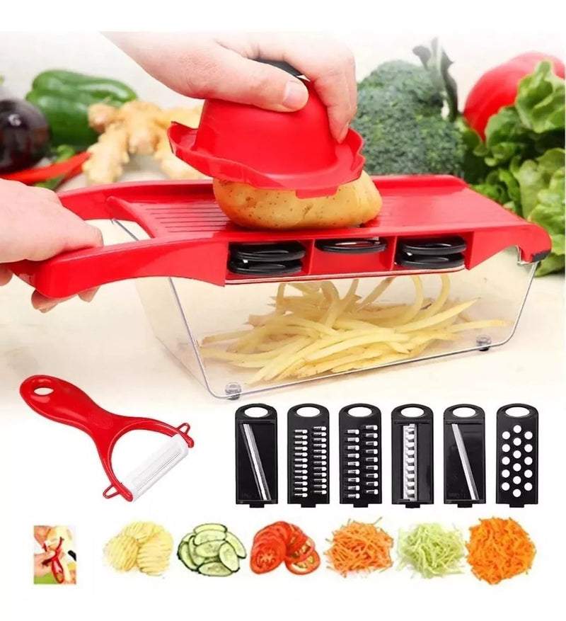 CORTADORA DE VERDURAS 10 EN 1 MANDOLINA