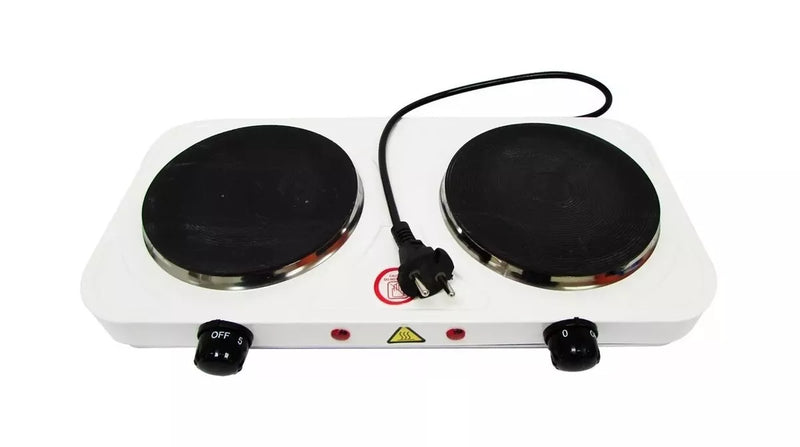 COCINA ENCIMERA ELECTRICA 2000 WATTS 2 PLATOS 220V