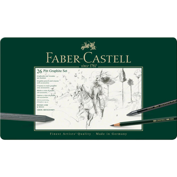 SET PITT GRAPHITE 26 PIEZAS FABER CASTELL