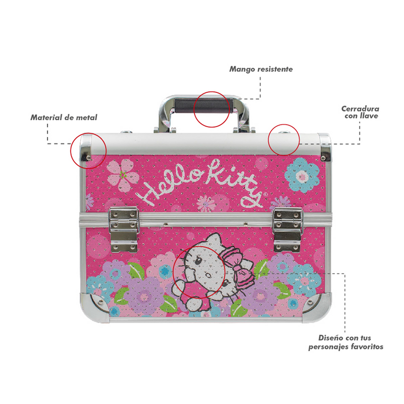 MALETA MAQUILLAJE COSMETICO HELLO KITTY