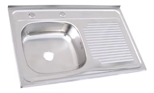LAVAPLATOS 80X50 SOBREPONER CO IZQUIERDO