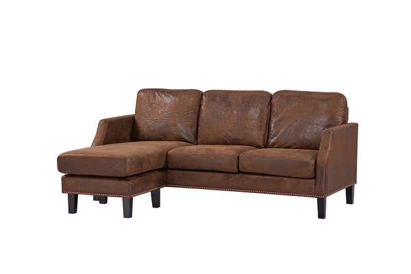 SOFA L COLOR CHOCOLATE AD-LEM-358N7-BRN