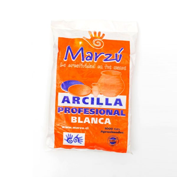 ARCILLA BLANCA 1 KG MARZU