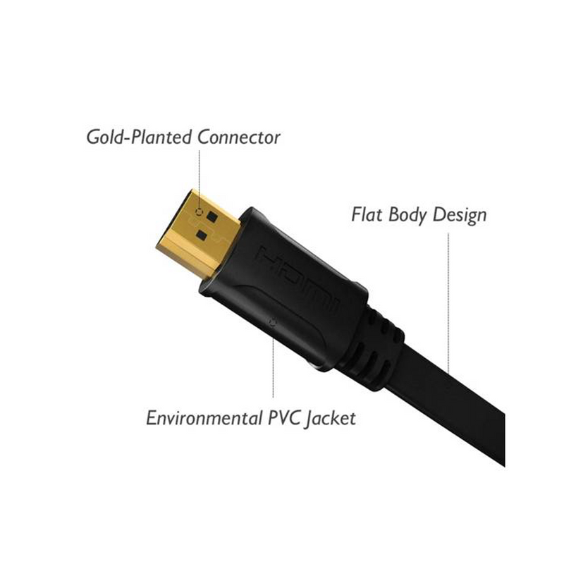 CABLE DBLUE 3M HDMI A HDMI VERSION 1.4 CABLE FLAT