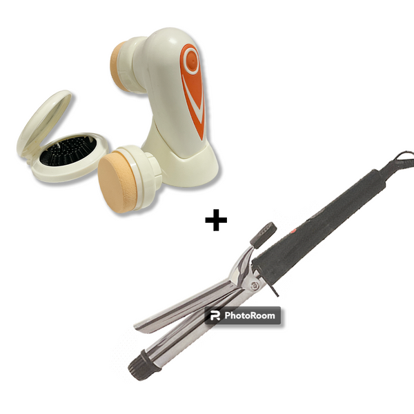 MAQUINA 3 EN 1 FACIAL + MOLDEADOR PLANCHA PARA EL CABELLO