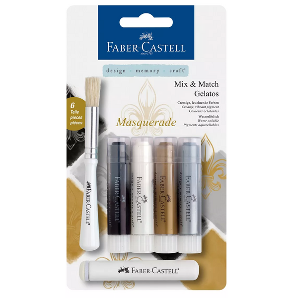 SET 4 GELATO MASQUERADE FABER CASTELL