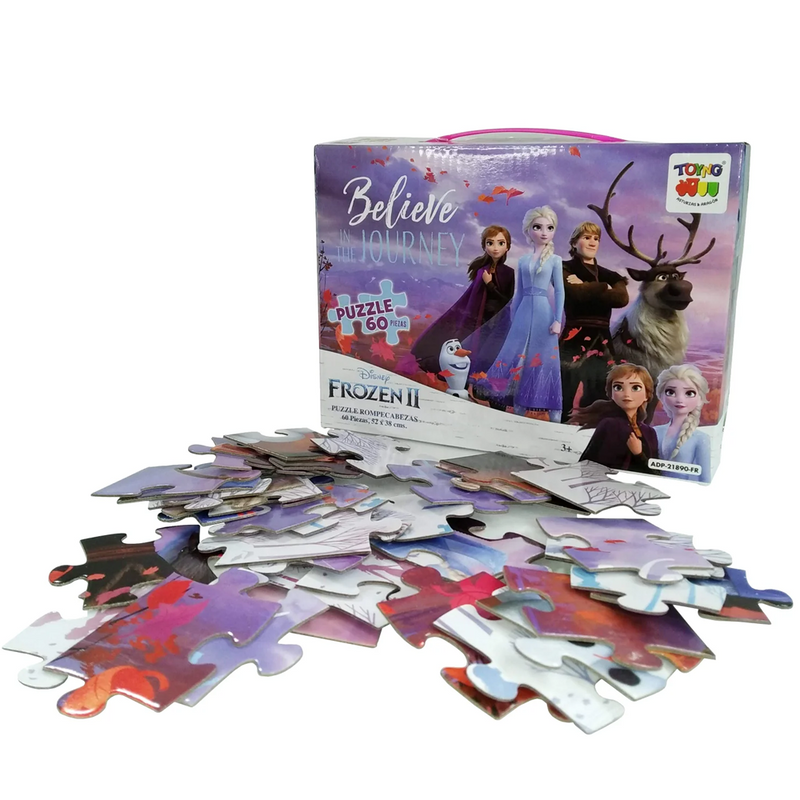 PUZZLE 60 PIEZAS  MALETA FROZEN II