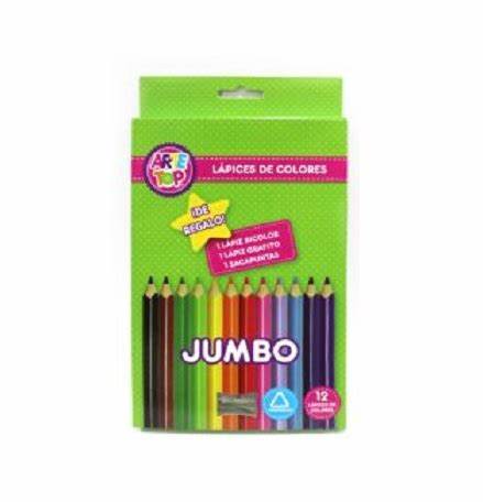 SET LAPICES DE COLORES JUMBO ARTE TOP