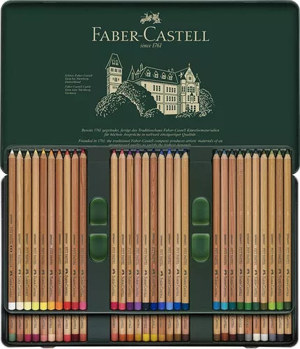 SET LAPICES PITT PASTEL 60 COLORES FABER CASTELL