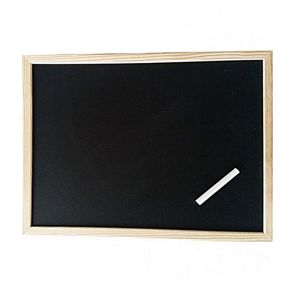 PIZARRA NEGRA 40X60 CMS. MARCO DE MADERA ARTE TOP