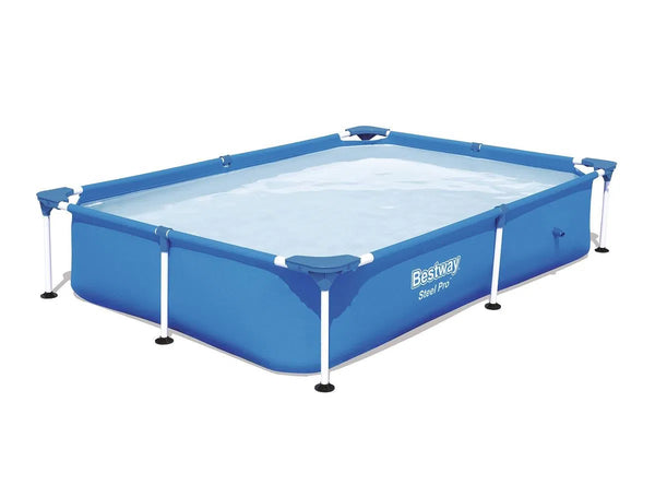 PISCINA ESTRUCTURAL BESTWAY RECTANGULAR STEEL PRO 2.21M X 1.50M X 43CM 1200 Litros