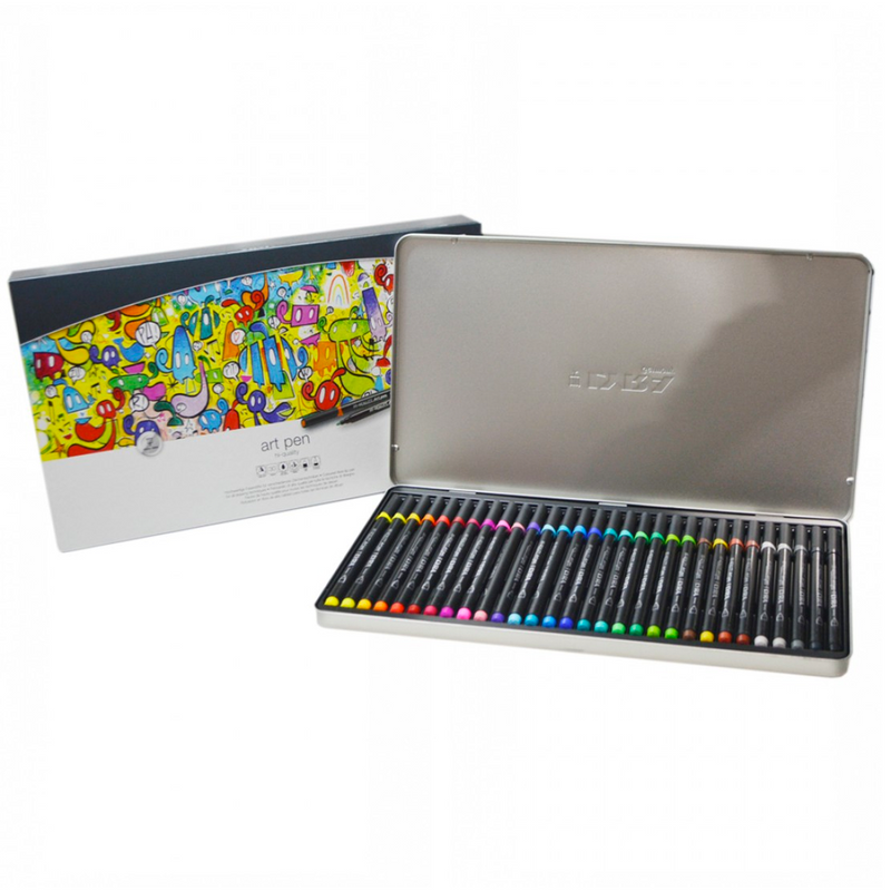 SET MARCADOR LYRA ART PEN LATA 30 COLORES