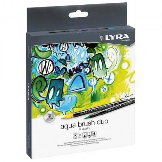 AQUA BRUSH DUO 24 UNIDADES