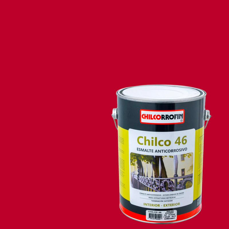 CHILCORROFIN 46 ROJO OXIDO 1/4 GALON