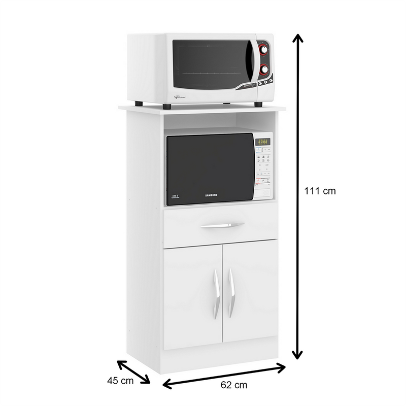 TORRE PARA HORNO Y MICROONDAS BLANCO 509