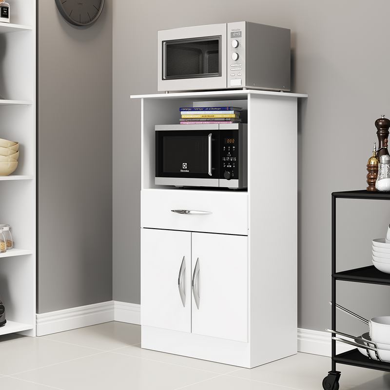 TORRE PARA HORNO Y MICROONDAS BLANCO 509