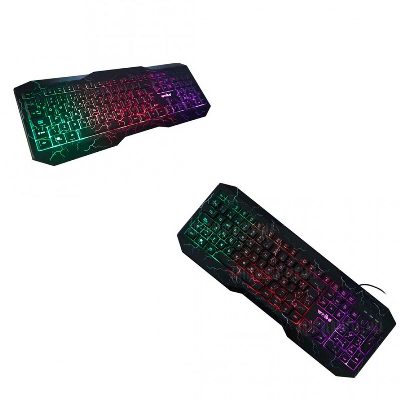 TECLADO GAMER WEIBO WB-570 RETROILUMINADO