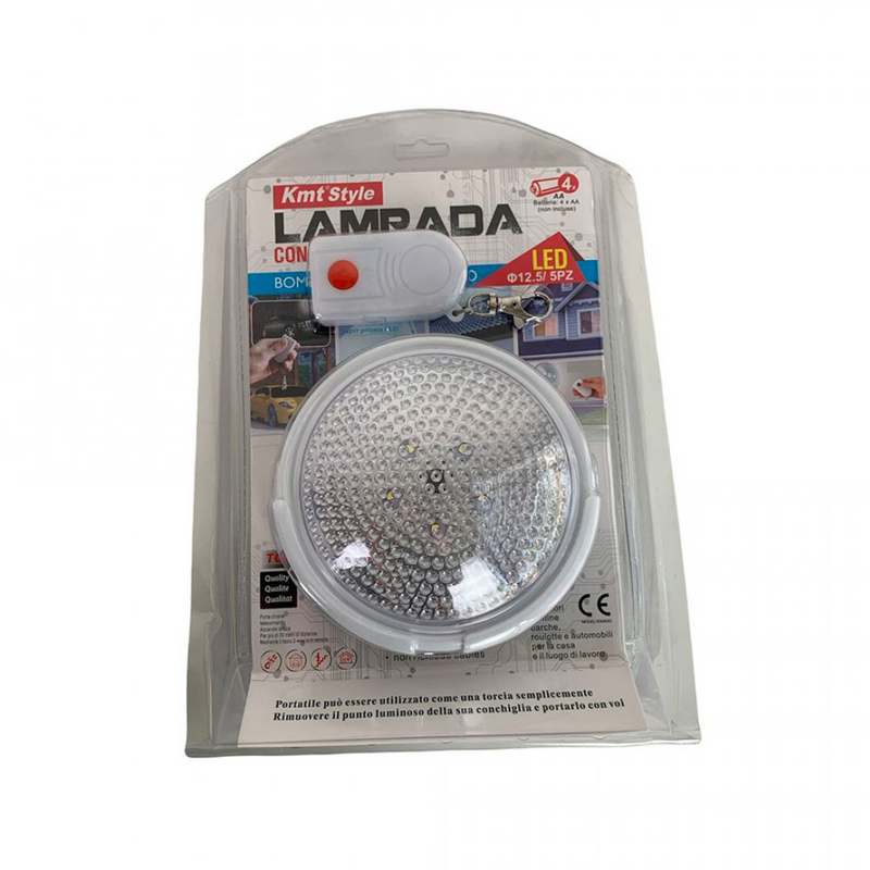 LAMPARA CON TELECOMANDO LED