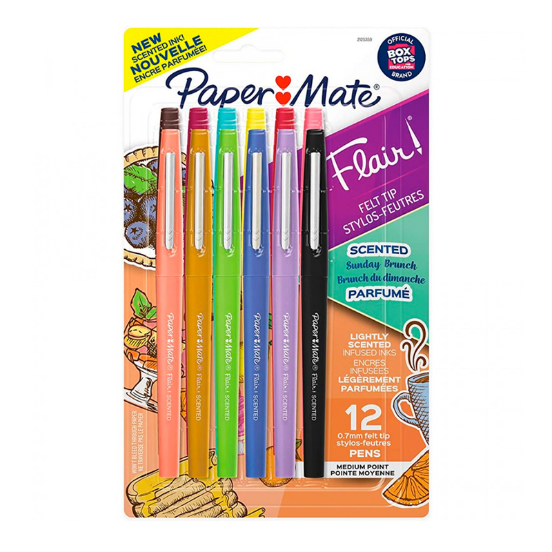 SET MARCADORES PAPER MATE FLAIR SCENTED PERFUMÉ