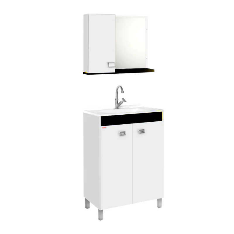 KIT MUEBLE VANITORIO + COLGANTE 2 PUERTAS