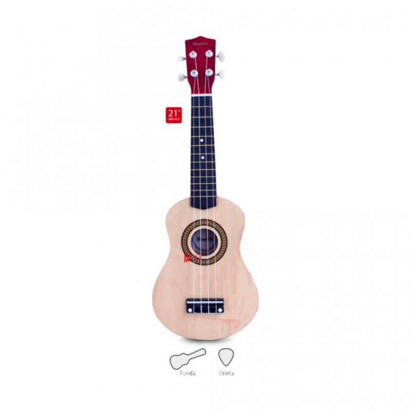 UKELELE 21 PULGADAS CON FUNDA