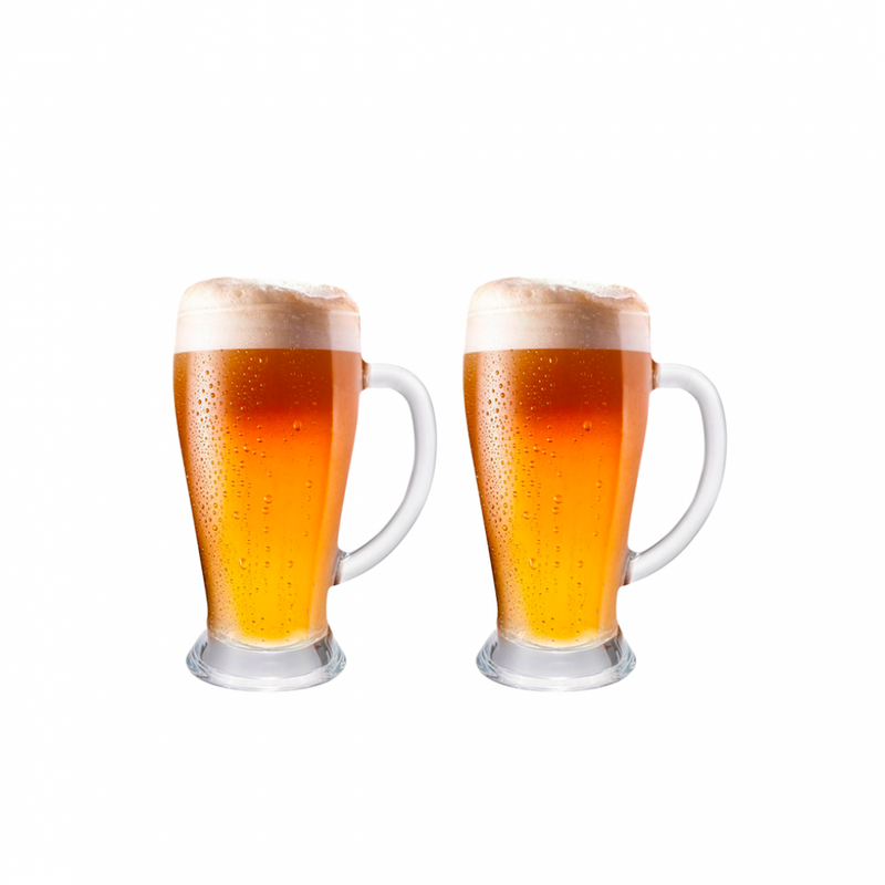 VASOS CERVECEROS SET 2 PIEZAS SHOP 420ML BAVARIA
