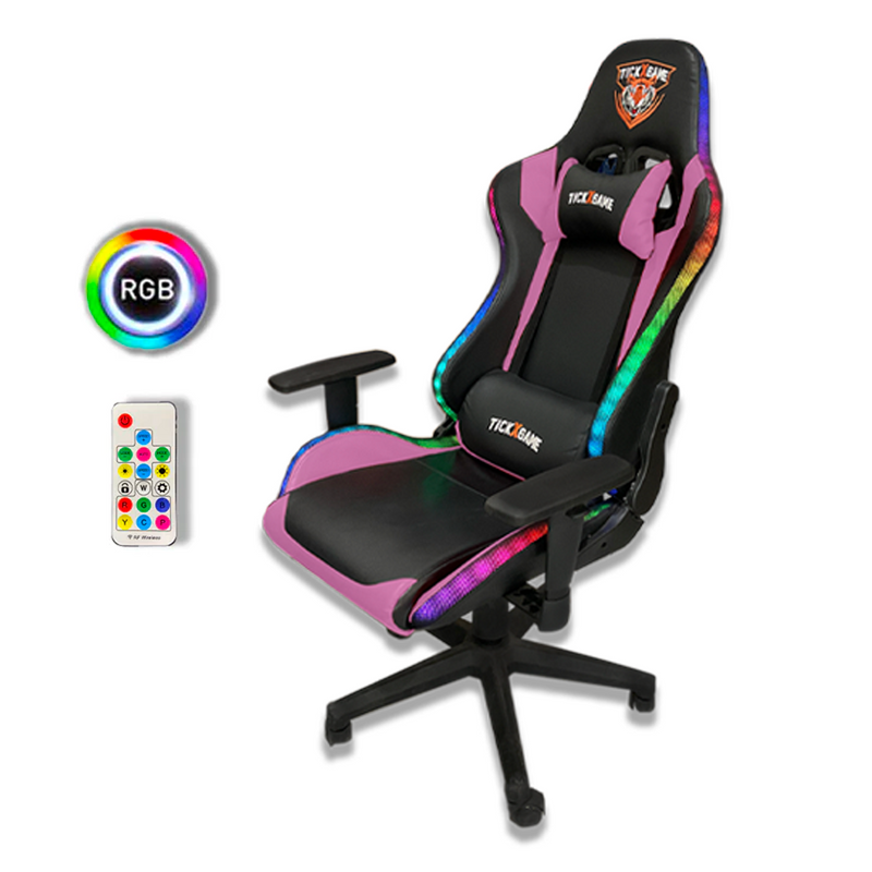 SILLA GAMER LUZ+MASAJE / TICKXGAME