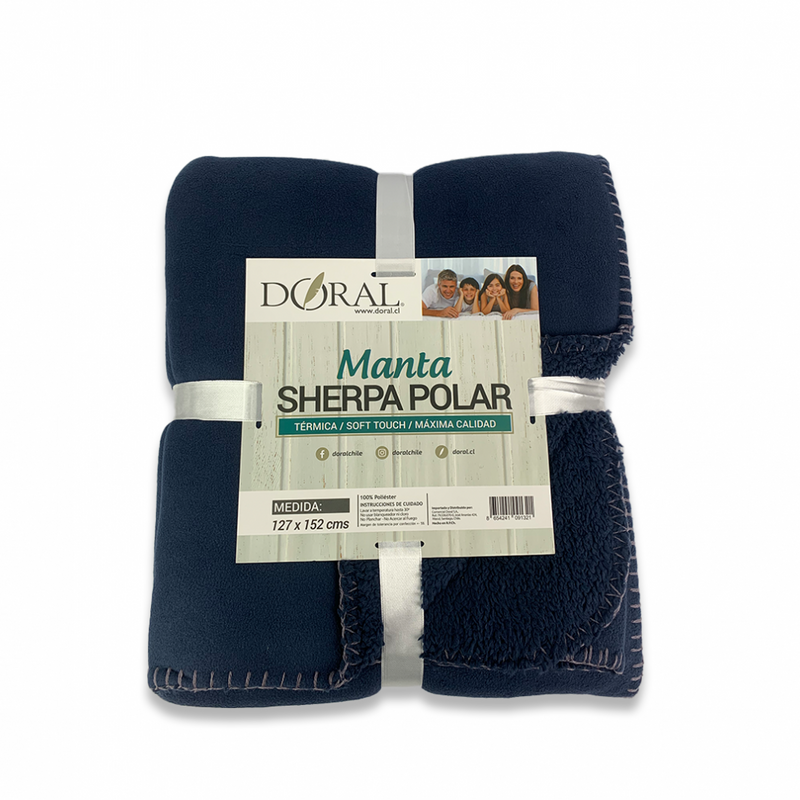 MANTA DORAL SHERPA POLAR SURTIDO 127 X 152 CMS