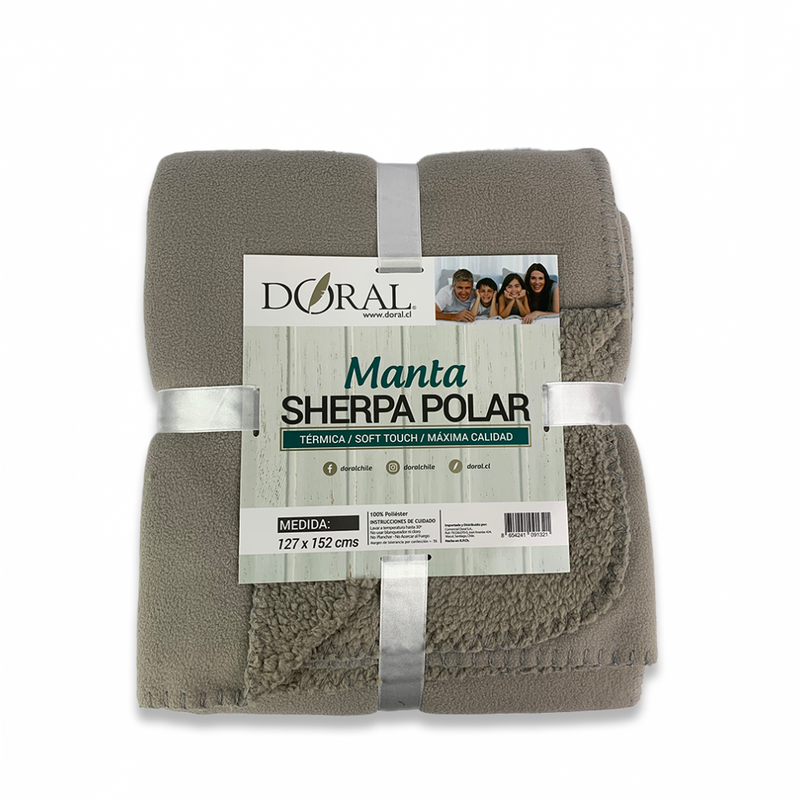 MANTA DORAL SHERPA POLAR SURTIDO 127 X 152 CMS