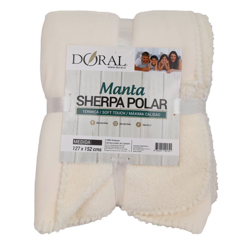 MANTA DORAL SHERPA POLAR SURTIDO 127 X 152 CMS