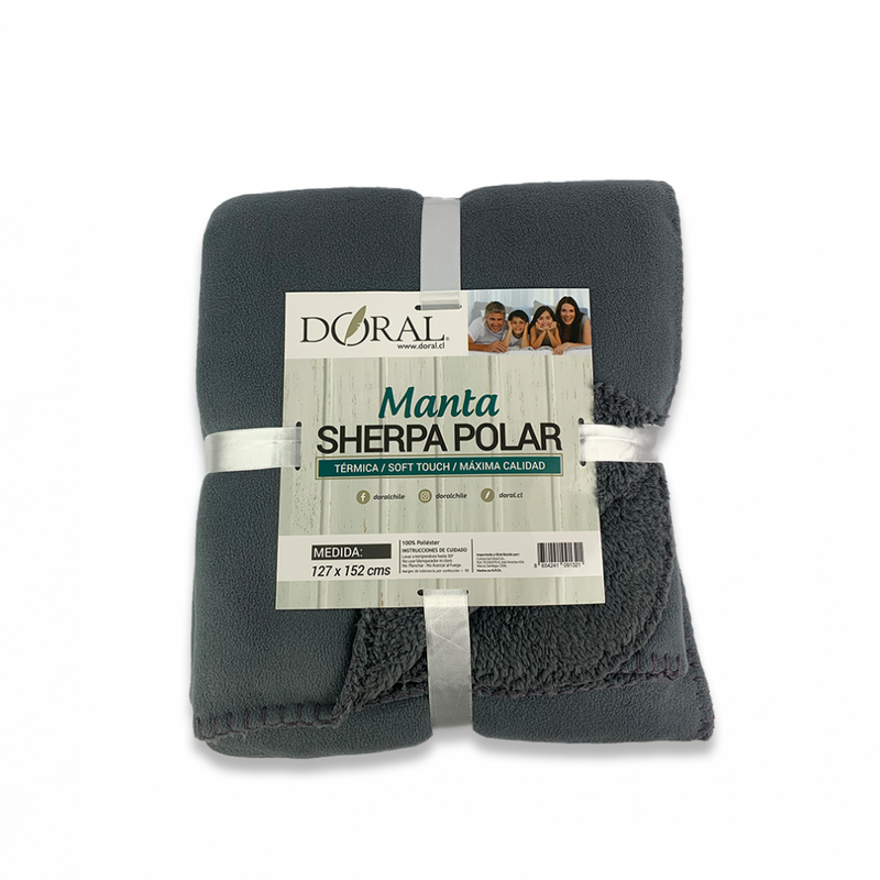 MANTA DORAL SHERPA POLAR SURTIDO 127 X 152 CMS