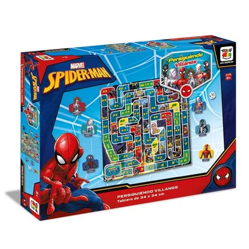 JUEGO PERSIGUIENDO VILLANOS SPIDERMAN