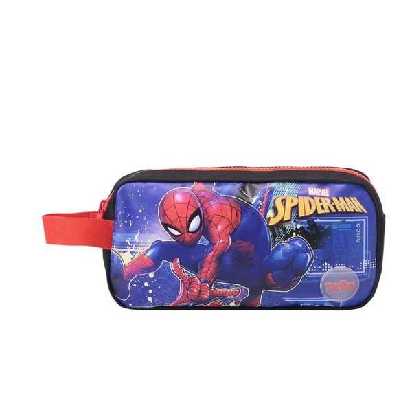 Estuche Spiderman Zzipp Totto Azul