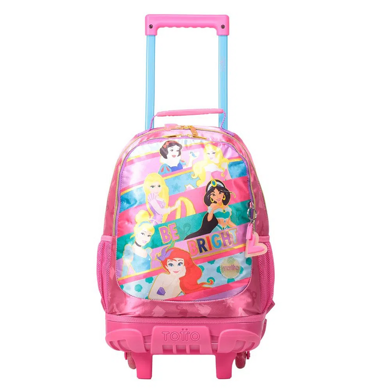 Mochila Con Ruedas Bomper Team Princess M Totto Rosado