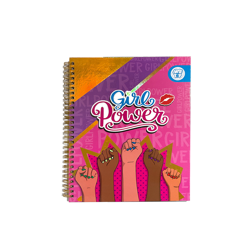 Cuaderno universitario tapa dura doble espiral Arte Top