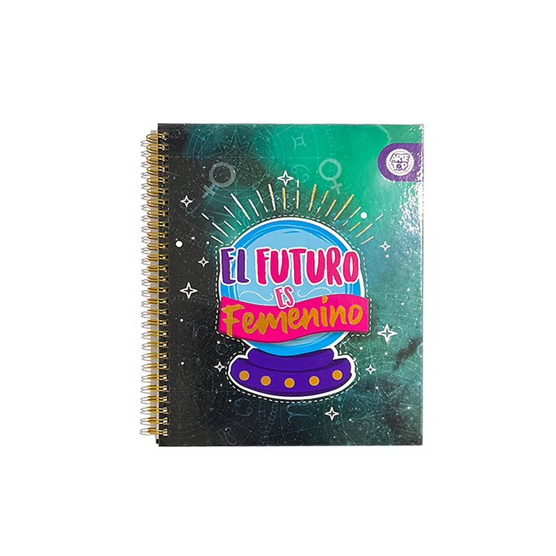 Cuaderno universitario tapa dura doble espiral Arte Top