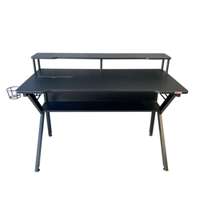 ESCRITORIO GAMER DUAL PRO ST-S1945 ROJO/NEGRO