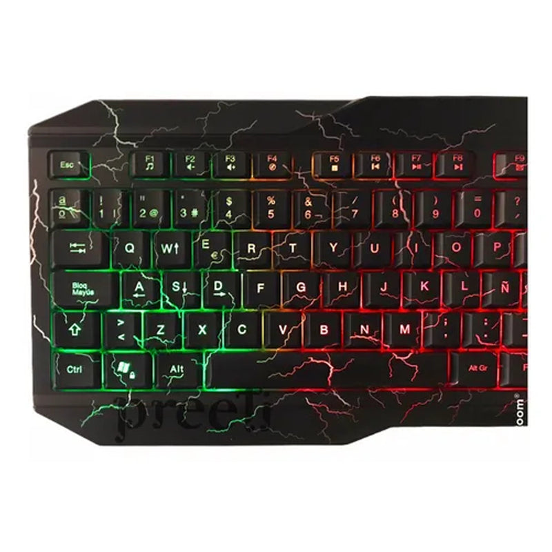 TECLADO GAMER WEIBO WB-570 RETROILUMINADO