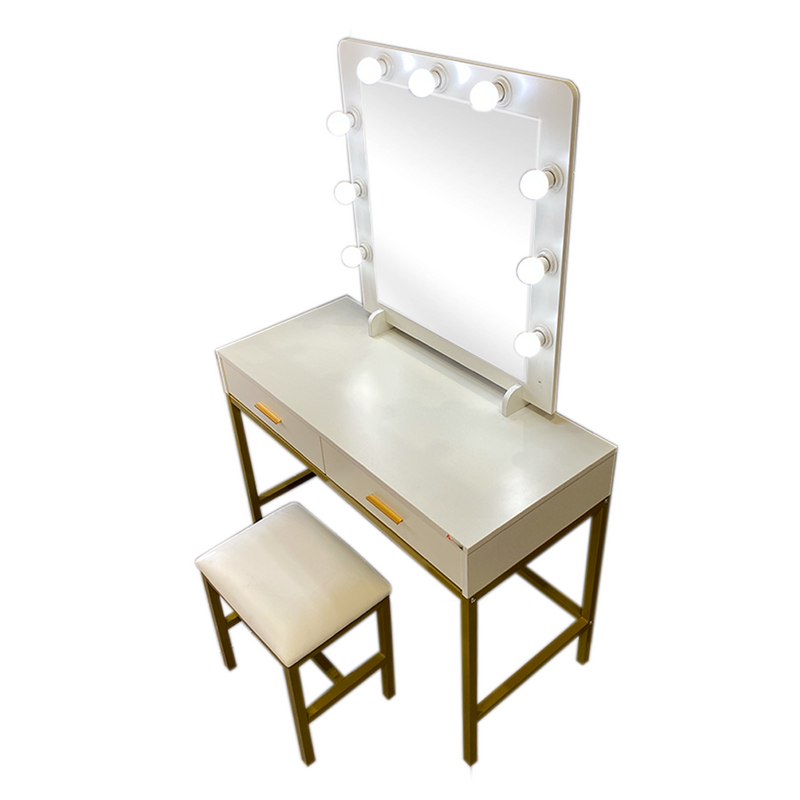 TOCADOR HOLLYWOOD CLASSIC CON LUCES LED WEB-D9007