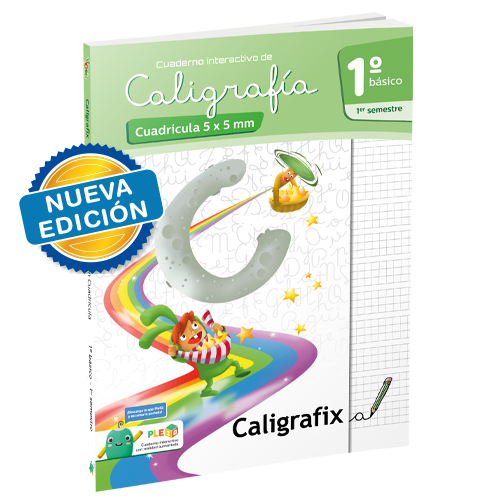 CALIGRAFIA EN CUADRICULA 1º BASICO 1ER SEMESTRE 